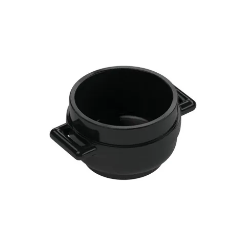 LEGO 2x Black Minifigure, Utensil Pot Cauldron 3 x 3 x 1 & 3/4 w/Handles inv.573