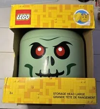 LEGO Storage Products: 40320811 Large Head Green Zombie NEW Damaged Box