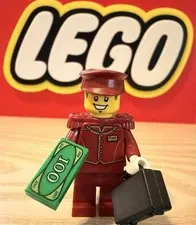 Lego City Tippy Dorman Minifigure With Accessories 