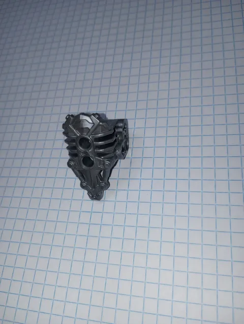 1 Bionicle Lego 24191 Pearl Dark Gray Armor Uniter IRL pics Genuine Lego WYSIWYG