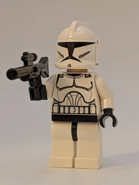 Clone Trooper Phase 1 Genuine LEGO Star Wars Minifigure SW0201 Clone Wars 2008