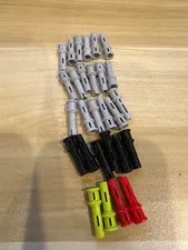 Lego 32054 Technic Pin 3L with Friction Ridges and Stop Bush
