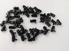 Lego x50 New Black Minifigure, Weapon Gun, Mini Blaster / Shooter # 15391