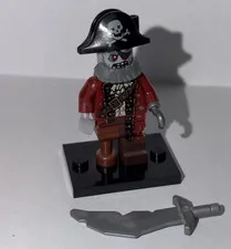LEGO Monsters CMF Series 14 Minifigure - Zombie Pirate Figure Minifig w/ Sword