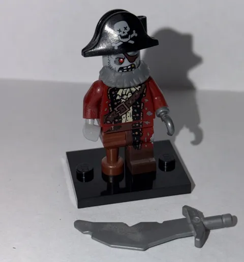 LEGO Monsters CMF Series 14 Minifigure - Zombie Pirate Figure Minifig w/ Sword
