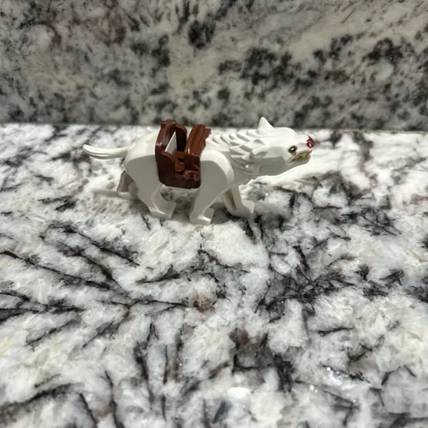 LEGO White Warg Minifigure Wolf Animal LOTR The Hobbit 79002 (2012)