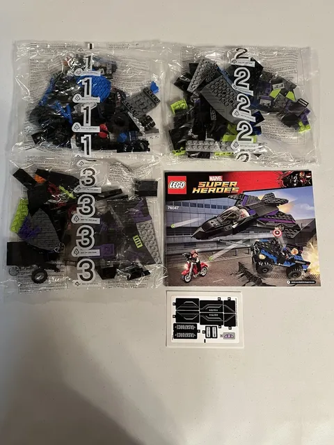 LEGO Marvel Super Heroes 76047 Black Panther Pursuit New Sealed Bags