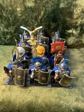 12x 54mm MINI NOVEL 6th VI LEGION FERR AQUILIFER & SIGNIFER on Genuine LEGO Bases