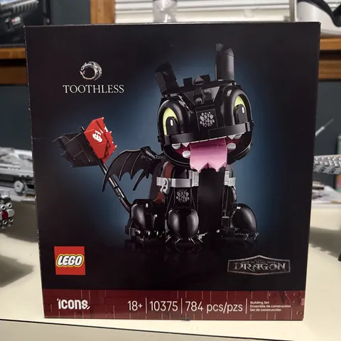 LEGO Icons How to Train Your Dragon: Toothless Building Set for Adults, Ages 18+
