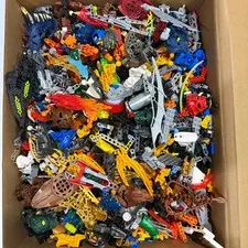 LEGO BIONICLE Hero Factory Bulk Lot 1 lb Pound Random Pieces Weapons Masks More