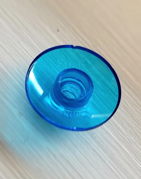 LEGO 4740 TRANS DARK BLUE translucent Dish 2x2 Inverted (Radar) 📡 qty 1 - used