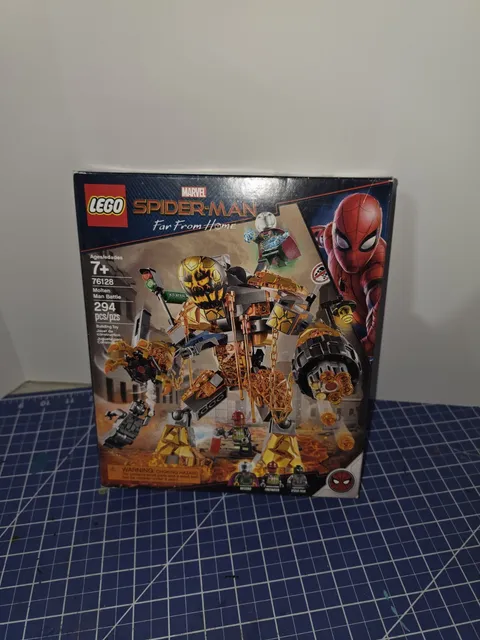 LEGO Super Heroes: Molten Man Battle (76128) NIB Sealed Spider-Man & Mysterio