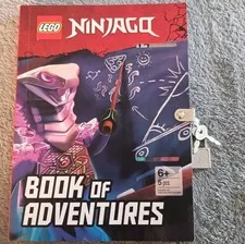 LEGO Ninjago (MISSING MINIFIGURE) Book of Adventures Kids 6+ Journal/Activity 