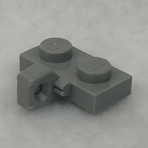 LEGO 44567b Light Bluish Gray Hinge Plate 1 x 2 Locking W/ 1 Finger on Side (x1)