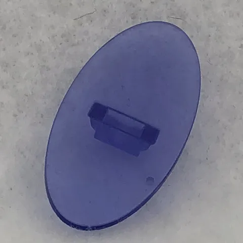 LEGO 92747 Trans Purple Minifigure, Shield Elliptical (x1)