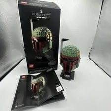 LEGO Star Wars Boba Fett Helmet (75277), INCLUDES BOX AND INSTRUCTIONS