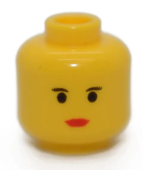 LEGO Yellow Minifigure Head Star Wars Princess Leia 10123 7190 4480 6261779