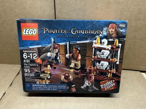 LEGO Pirates Of The Caribbean 4191 - 95pcs - The Captain's Cabin FACTORY SEALED
