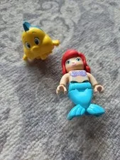 Lego Duplo Figure Ariel (Mermaid) And Flounder