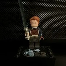 Lego Kal Kestis with 25 anniversary stand