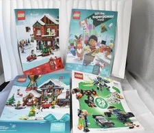 4 LEGO Holiday-January Catalogs 2024 Jan & Holiday; 2023 Holiday, Late Holiday