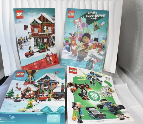 4 LEGO Holiday-January Catalogs 2024 Jan & Holiday; 2023 Holiday, Late Holiday