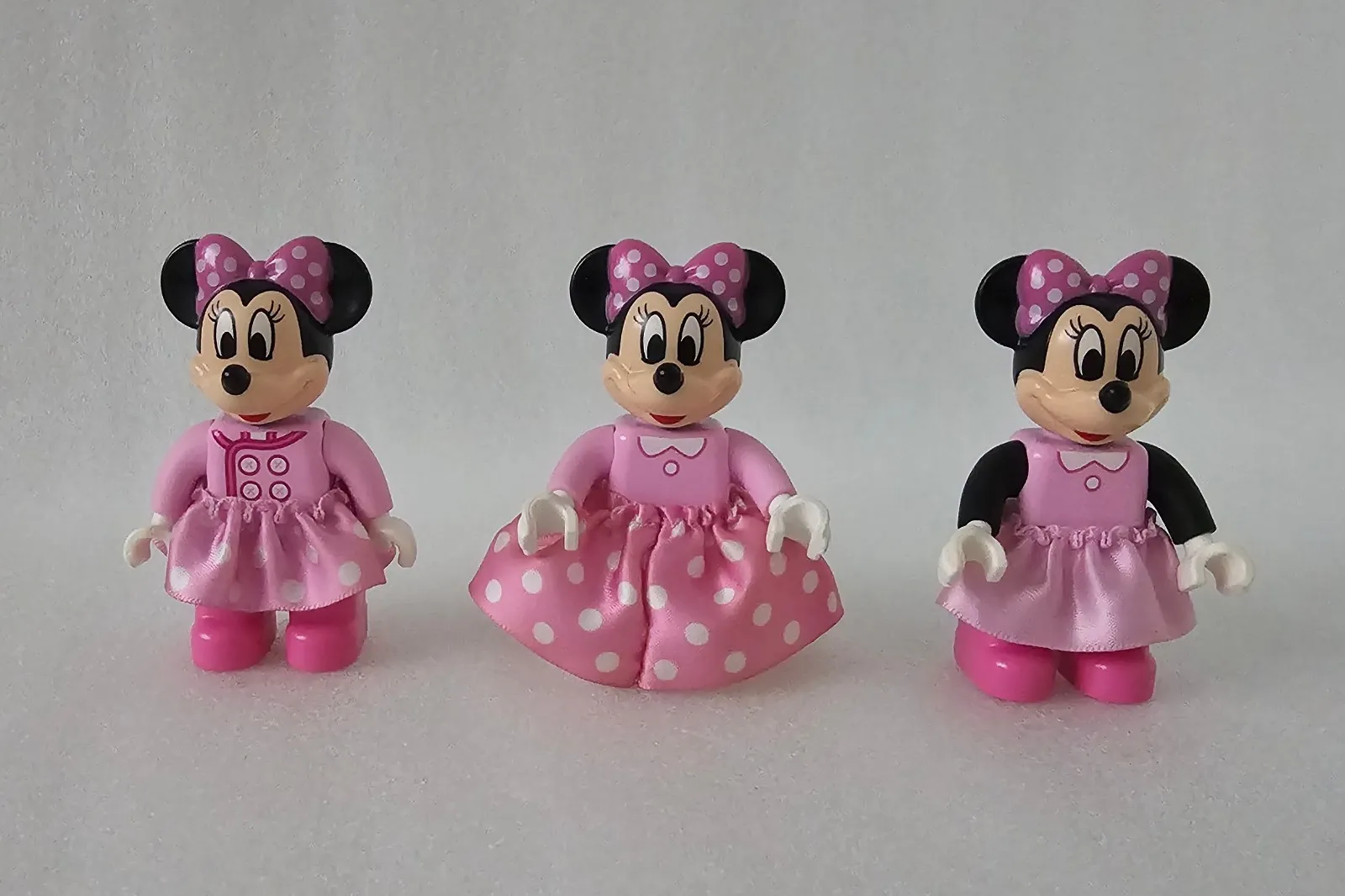 Lego Duplo Disney Minnie Mouse Lot of Three (3) Mini Figures Replacement