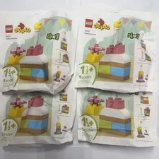 LEGO DUPLO Celebration Cake 30712 Lot of 4 Sealed Birthday Party Favors NEW