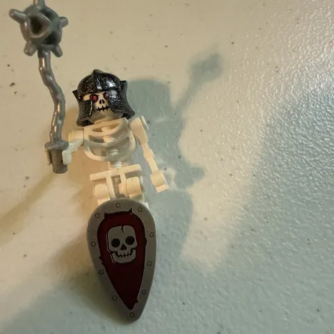 Lego Skeleton Warrior 3Castle Minifigure Fantasy Era cas329 7091 7092 - 2Y