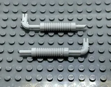 Lego 14682 65571 Light bluish gray vehicle exhaust pipes x2