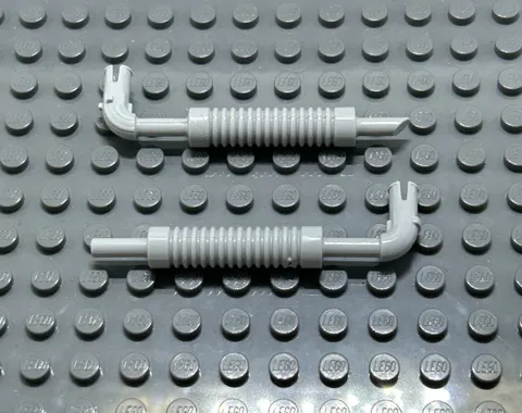 Lego 14682 65571 Light bluish gray vehicle exhaust pipes x2
