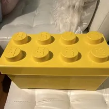 LEGO Yellow Stackable Storage Brick 8-Stud Plastic Container 2.8 Gal 19in