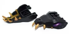 LEGO Ninjago Overlord Dragon Head top bottom black gold 71742 6335475 6334086