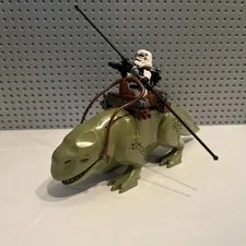 NEW STAR WARS Dewback + Sandtrooper Custom Lego Minifigure 75290 Cantina