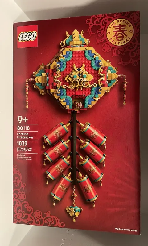 LEGO 80118 Fortune Firecracker Spring Festival Building Toy Set NEW