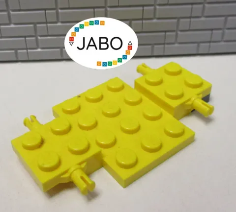(B8/9) LEGO 2441 Chassis / Chassis 4 x 7 x 2/3 Yellow