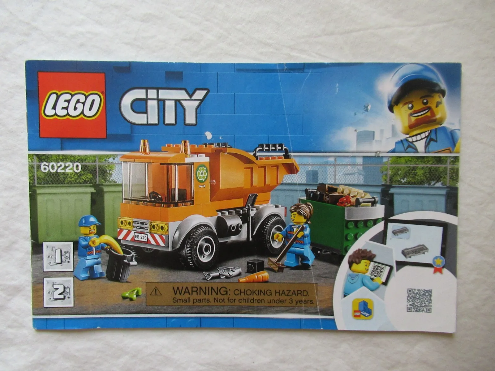 LEGO 60220 Construction Dump Truck Instructions Manual Booklet Brochure