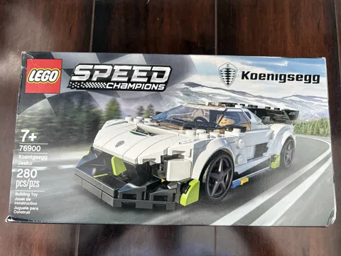 LEGO Speed Champions 76900 Koenigsegg Jesko Complete Set W/ Box And Instructions
