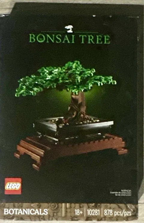 LEGO Botanicals Bonsai Tree 10281 Complete Set 878 Pieces Age 18+