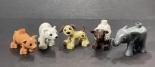 Lego Duplo Animal Lot of 5 Polar Bear Dog Pig Sheep Elephant