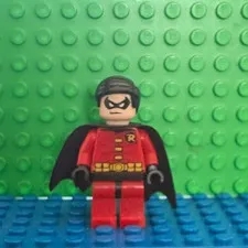 LEGO DC Batman  Robin Minifigure (sh0011) 2012 GOOD CONDITION