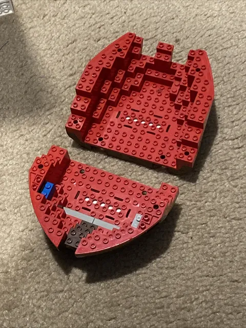 LEGO Pirate Ship Vintage Hull Only 6286 Skull's Eye Boat Parts