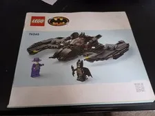 LEGO Batwing 76265 Batman Illustrated Instruction Manual Booklet English