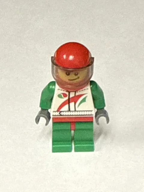 Lego Minifigure City Race Car Driver Octan Crew