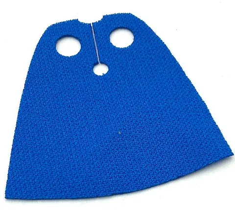 Lego New Blue Minifigure Cape Cloth Standard Spongy Stretchable Fabric Part