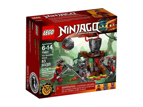 LEGO NINJAGO: The Vermillion Attack (70621) - ONE piece missing, manual included