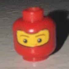 2002 Lego head from Raimi’s Spider-Man. Piece from wrestling Peter Parker scene