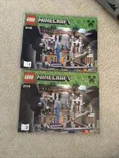 Lego Minecraft 21118 The Mine Instruction Manuals 1 and 2 Only