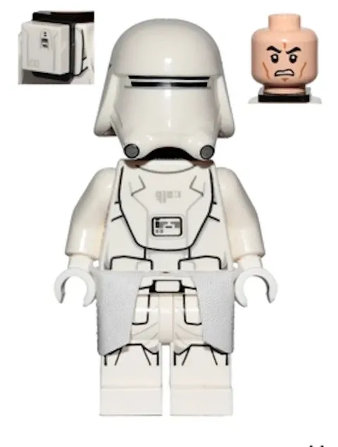Lego First Order Snowtrooper 75202 75100 with Kama Star Wars Minifigure New D47