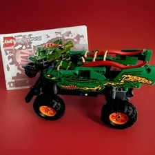 LEGO TECH:Monster Jam Dragon (42149) Missin only few pcs but it comes w/manual ￼